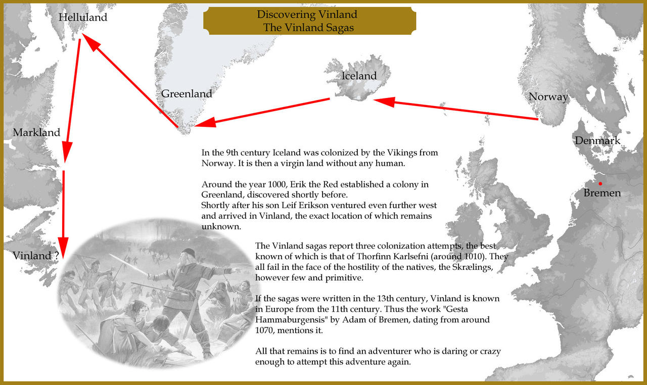 Year 1000, the discovery of Vinland