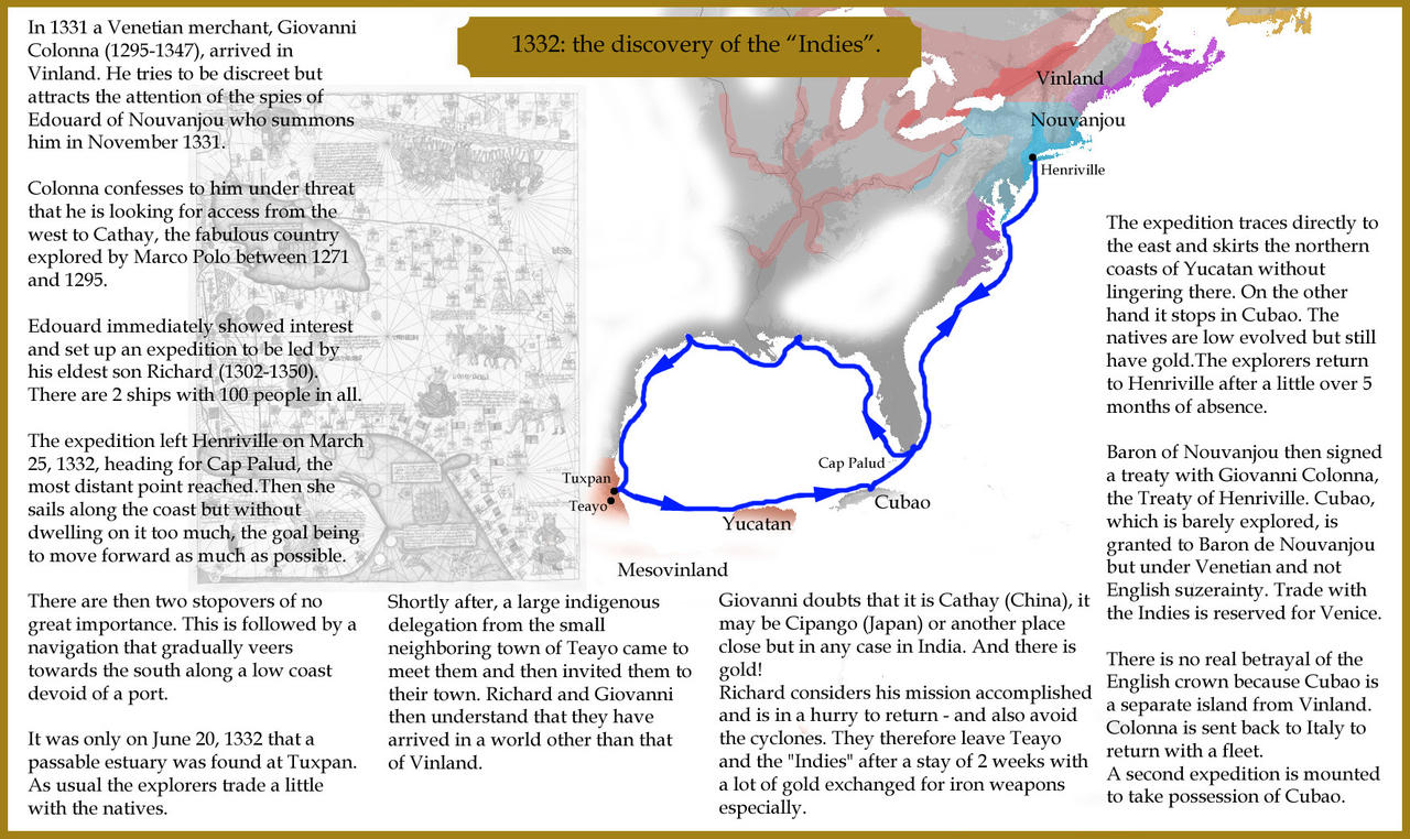 1332: the discovery of the Indies