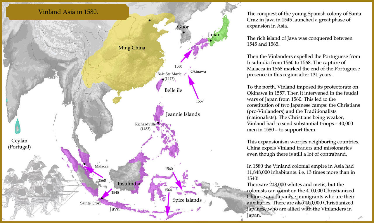 1580 : Vinland in Asia