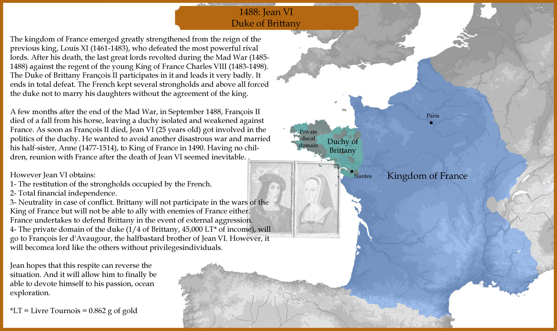 1488: Jean VI Duke of Brittany