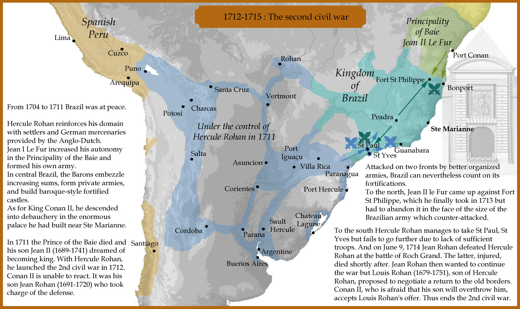 1712-1715 : The second civil war