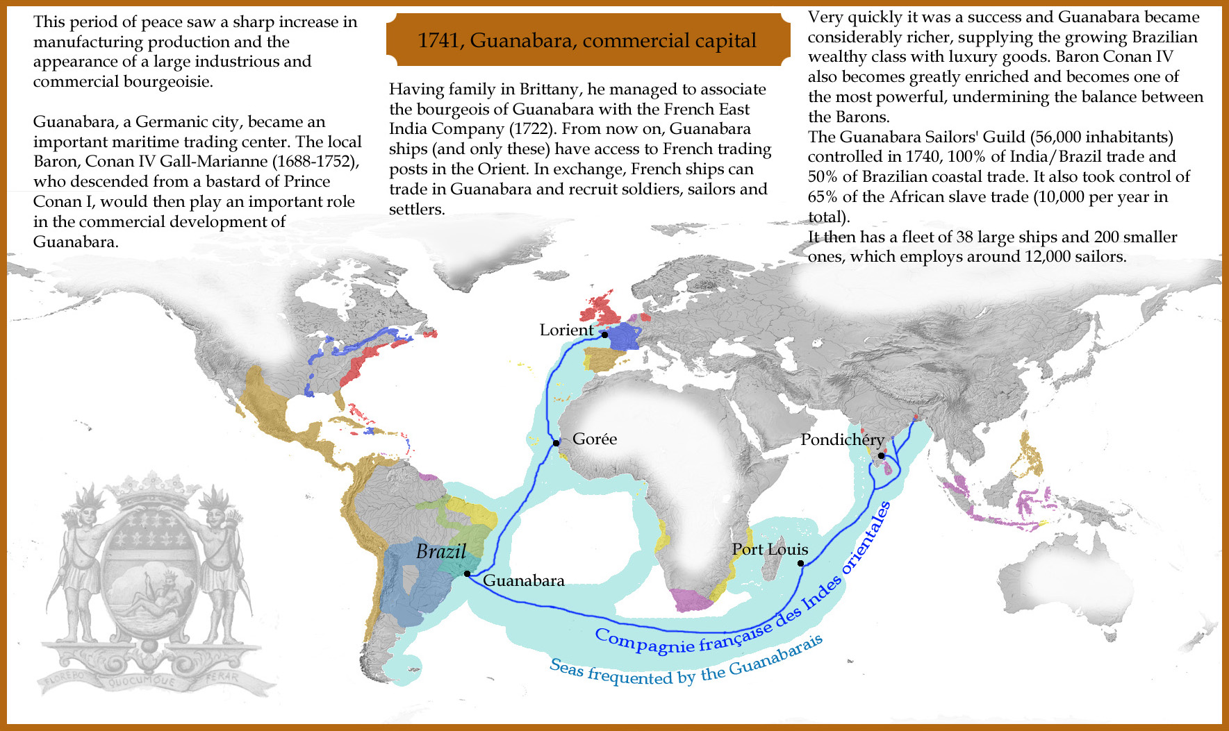 1741, Guanabara, commercial capital