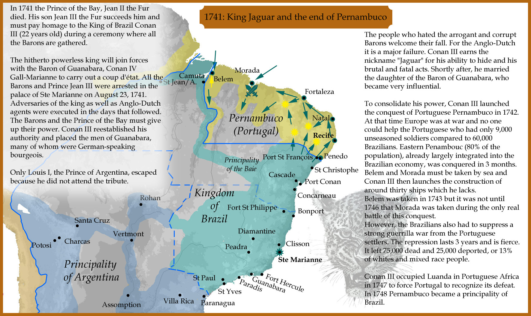 1741: King Jaguar and the end of Pernambuco