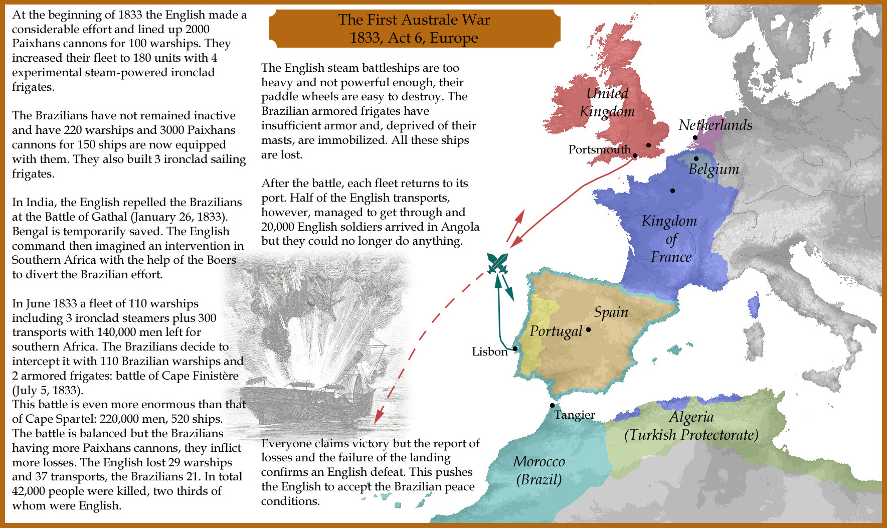 The First Australe War, Act 6