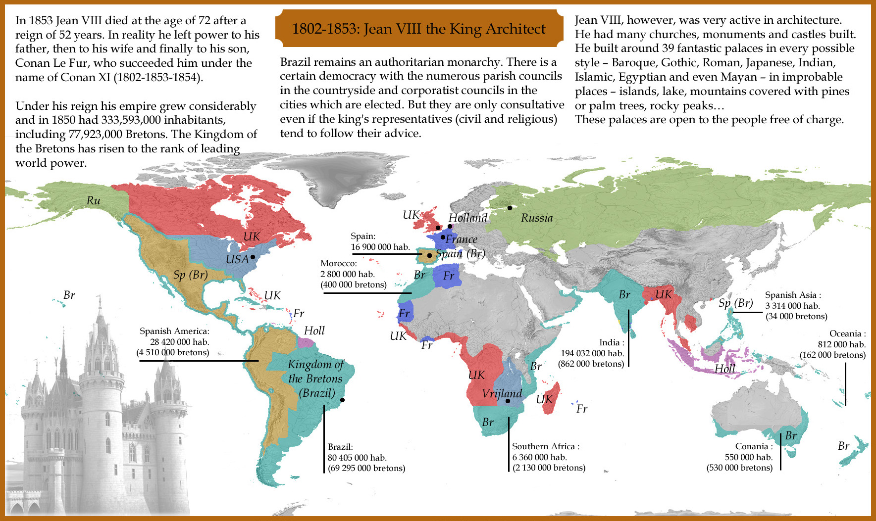 1802-1853: Jean VIII the King Architect