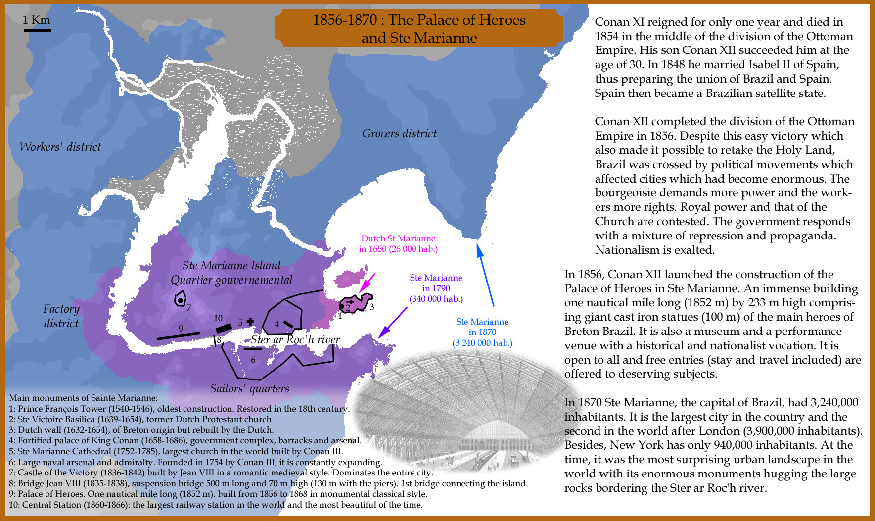 1856-1870 : The Palace of Heroes and Ste Marianne