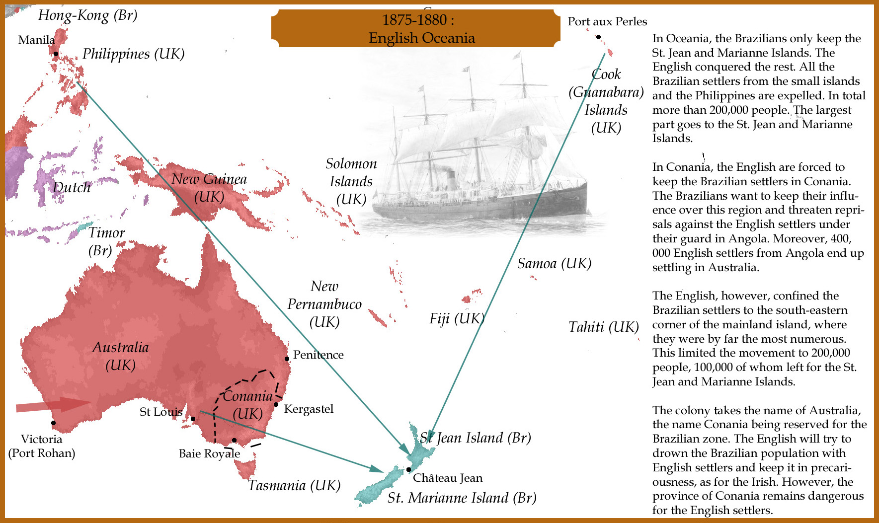 1875-1880 : English Oceania