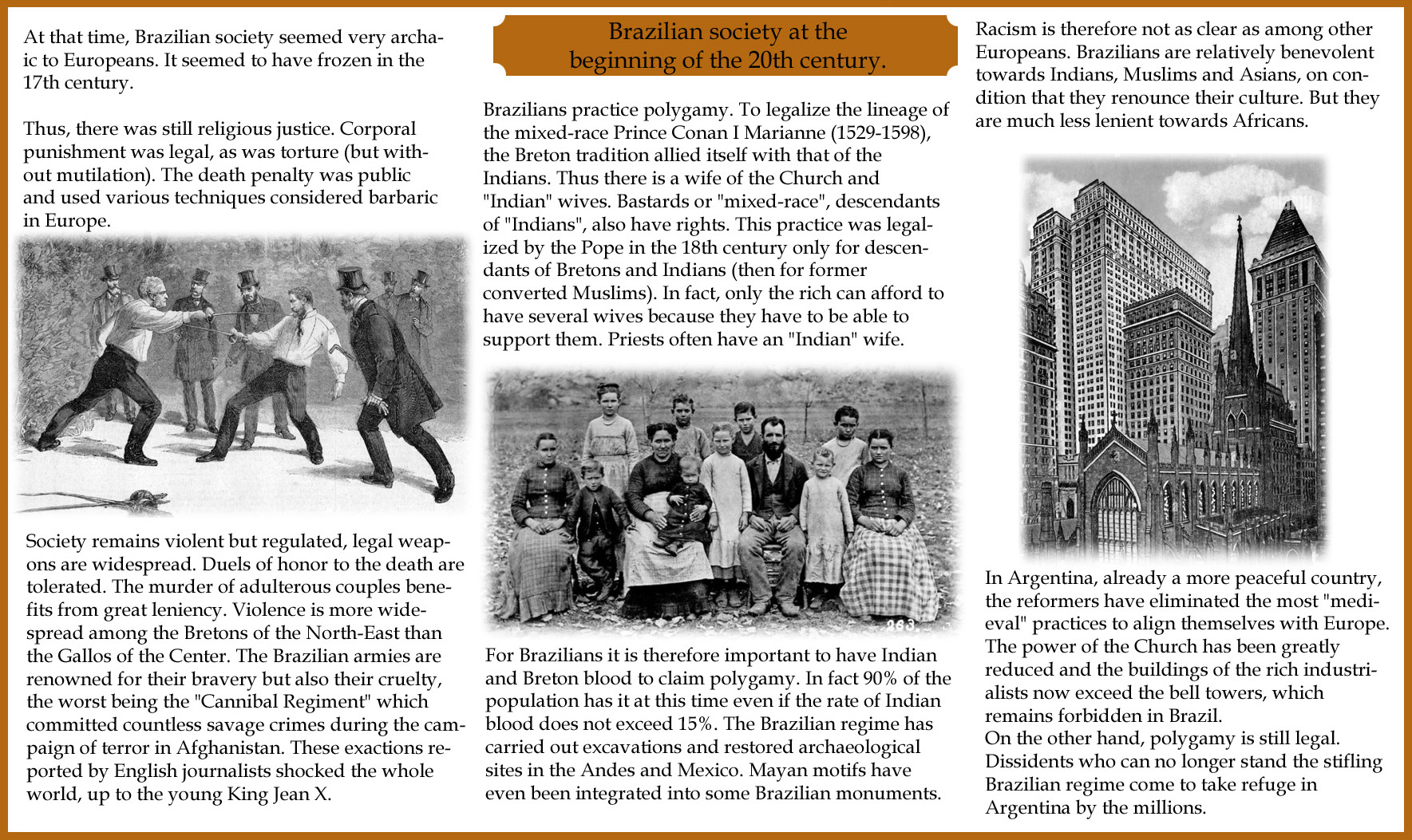 Brazilian society at the start of the 20th century