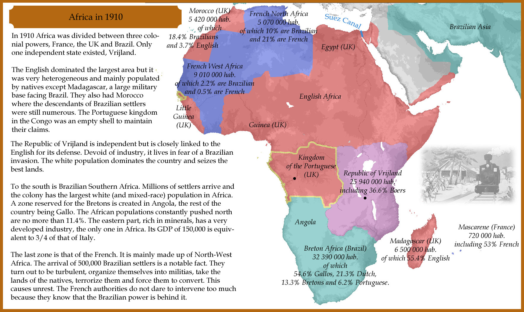 Africa in 1910