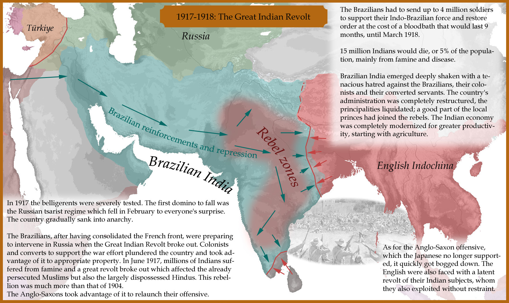 1917-1918: The Great Indian Revolt