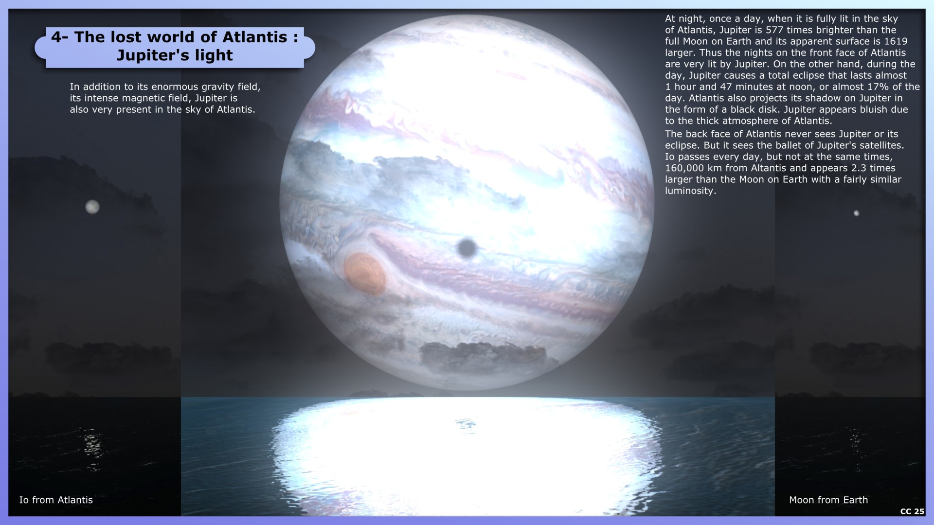 4- The lost world of Atlantis : Jupiter's light
