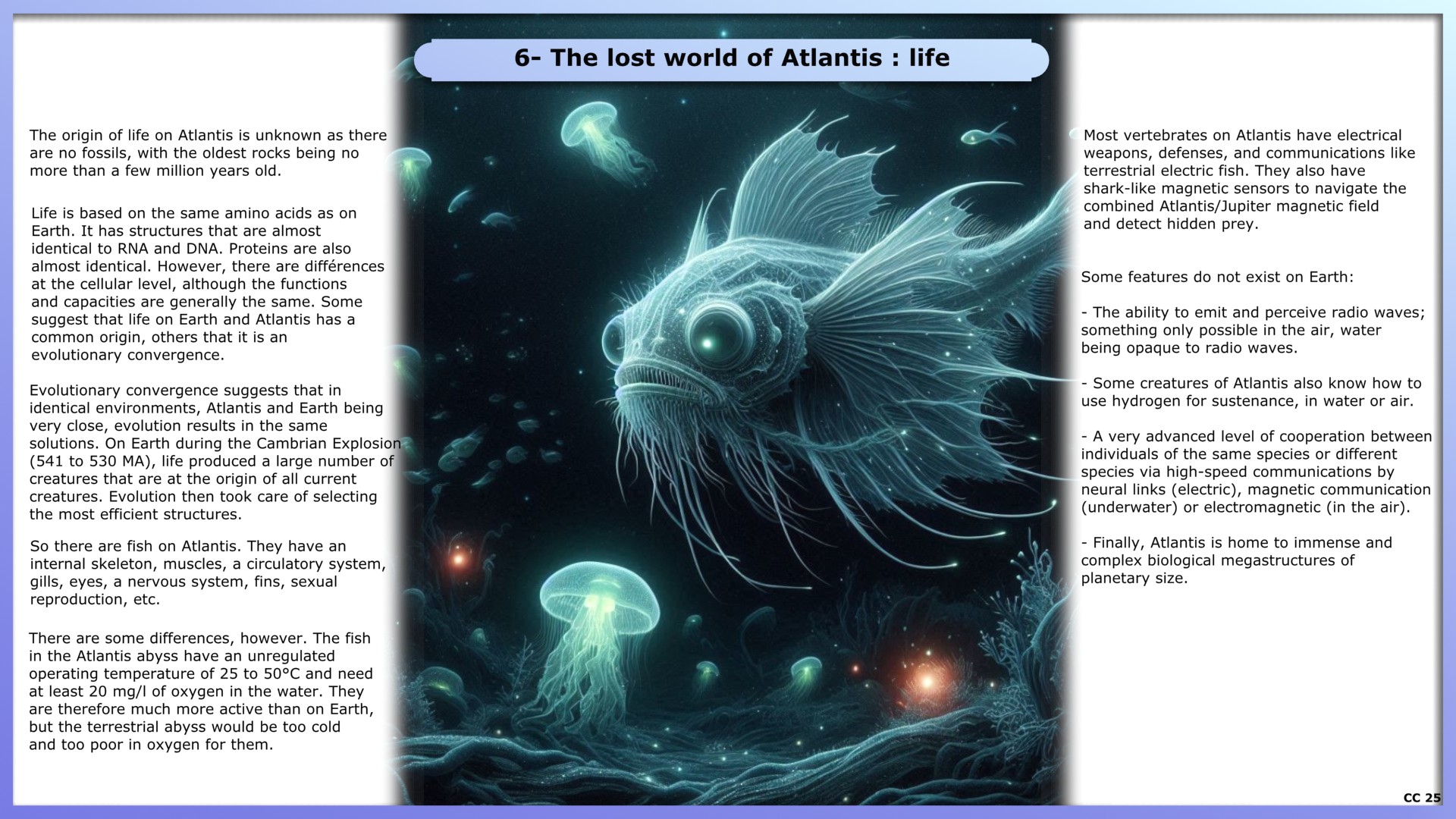 6- The lost world of Atlantis : life