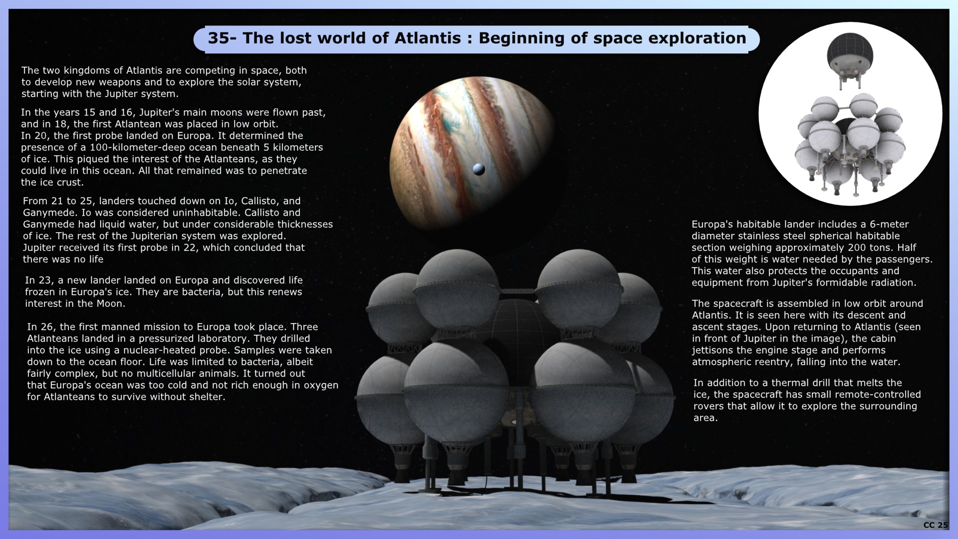 35- The lost world of Atlantis : Space exploration