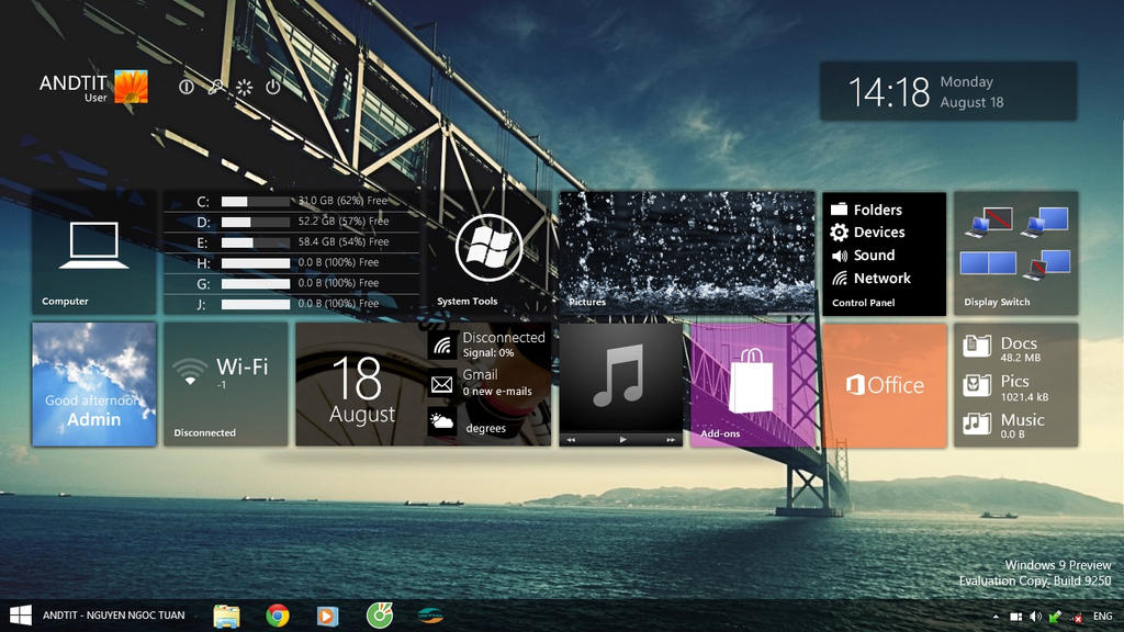 Windows 9 Concept - by ANDTIT (Ngoctuan) by ngoctuanitpy on DeviantArt