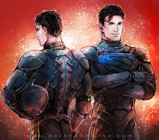 Pacific Rim AU - SuperBat