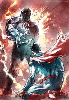 Darkseid and Superman