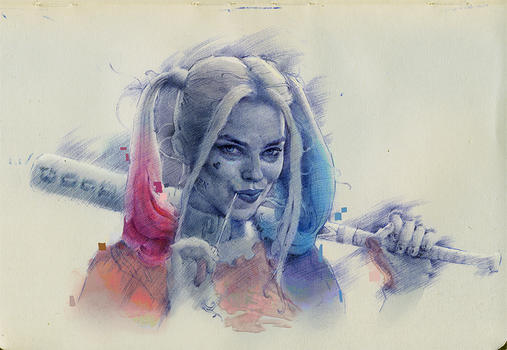 sketch 61 - Harley Quinn