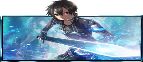 Kirito Signature (With Metallic Border)