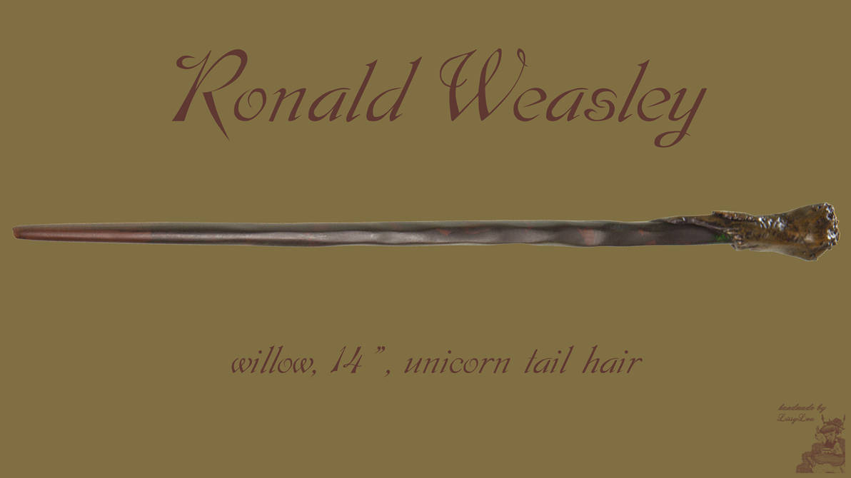 Ronald 'Ron' Weasley Wand Wallpaper by handmadebylissylou on DeviantArt