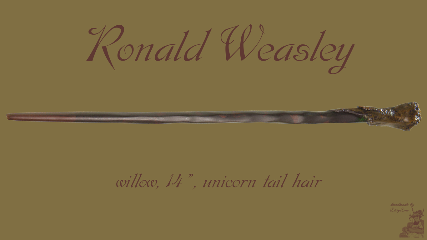 Ronald 'Ron' Weasley Wand Wallpaper by handmadebylissylou on DeviantArt