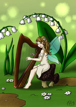 [Gift] Spring Harp Fairy