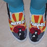 Re-Painted Mayday Parade shoes