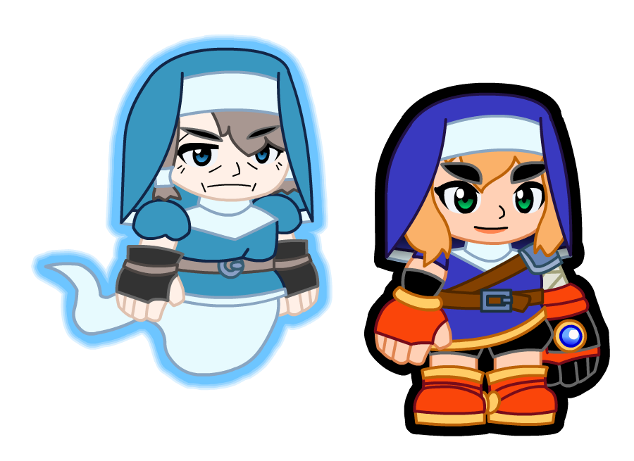 Spooky Warrior - Roxia and Bellsung by TGoRetro on DeviantArt