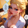 Elsa at the office P1/3