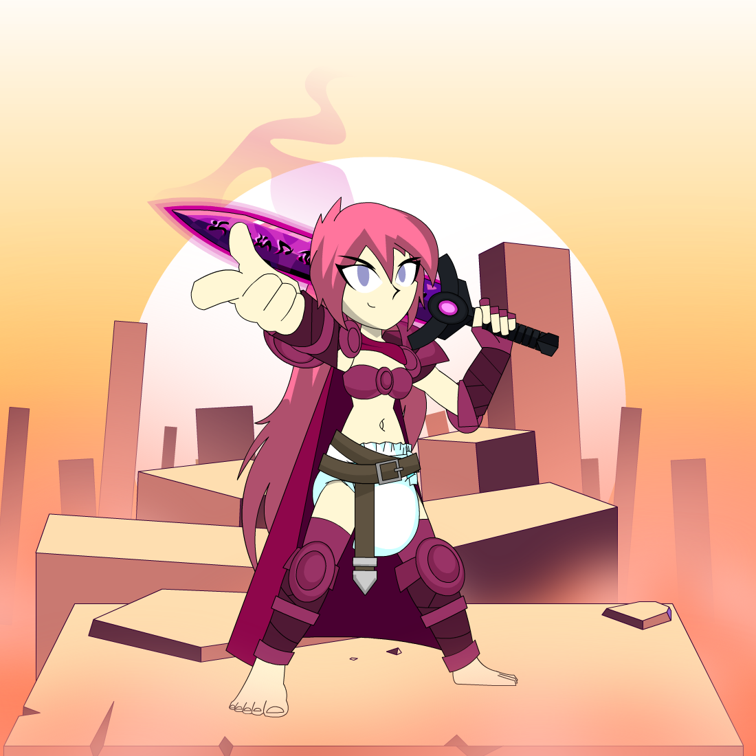 Dungeon character: Aisha by Emskeleton on DeviantArt