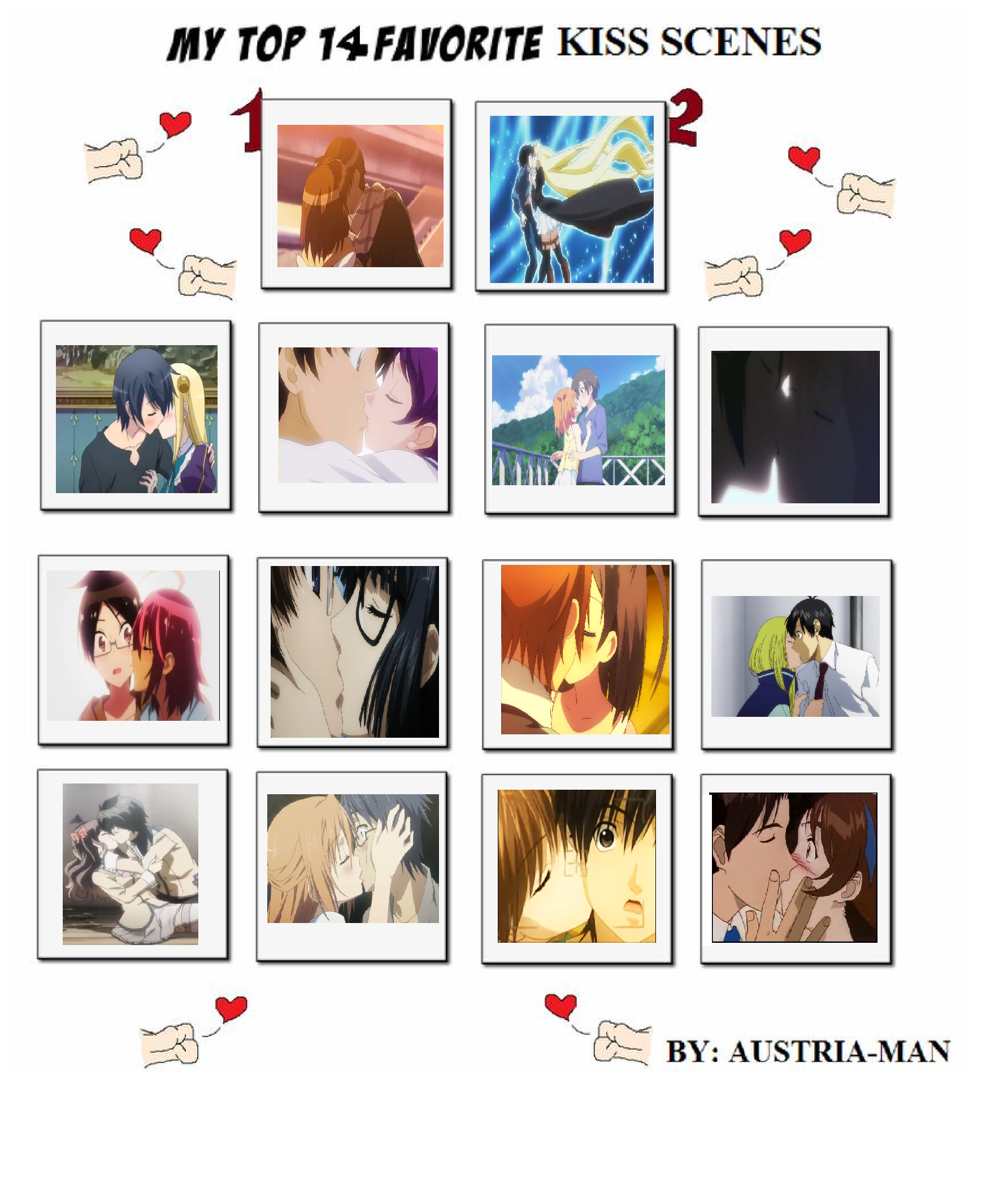 The last Meme of 2020: My Top 14 Anime Kisses! by Shipping-Gentleman on  DeviantArt