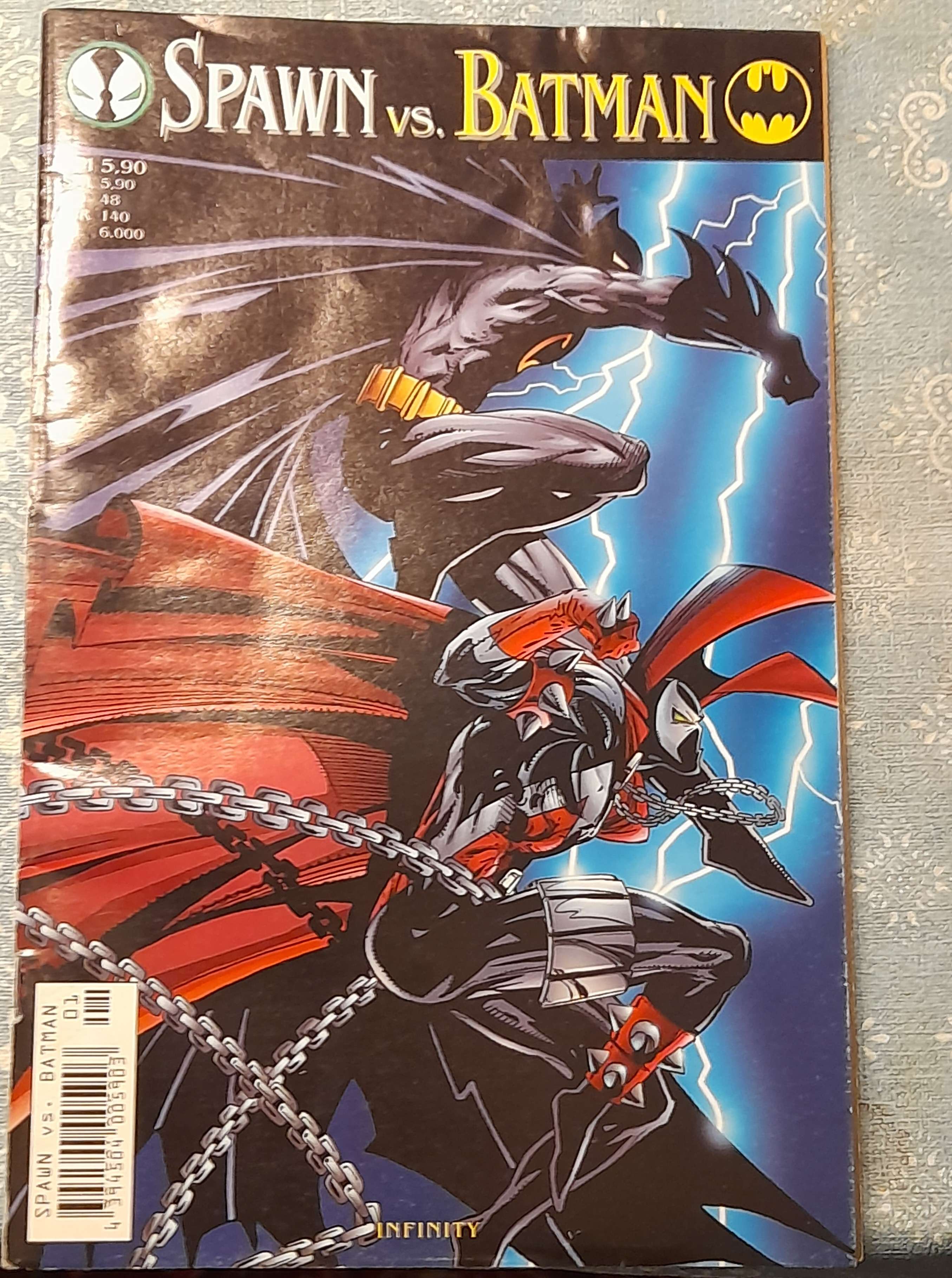 Spawn Vs Batman- The first of two Crossover Comics by Shipping ...