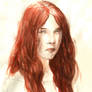 long red hair....