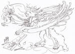 I hate Christmas -lineart- by Avestra
