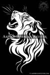 Lion Profile Tribal by AndreasAvester