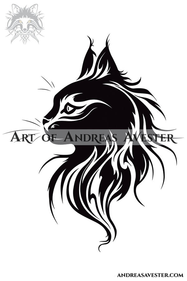 Maine Coon Cat Logotype by AndreasAvester on DeviantArt