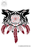 Dreamcatcher Wolves by AndreasAvester