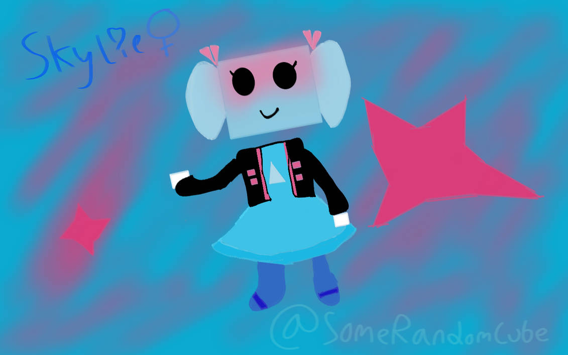 An old drawing of my Tpc oc by SomeRandomCube on DeviantArt