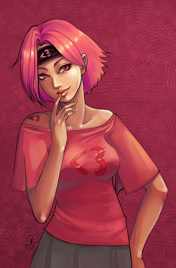 Three of Hearts, redone by Lokklyn on DeviantArt