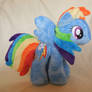 Minky Rainbow Dash plush