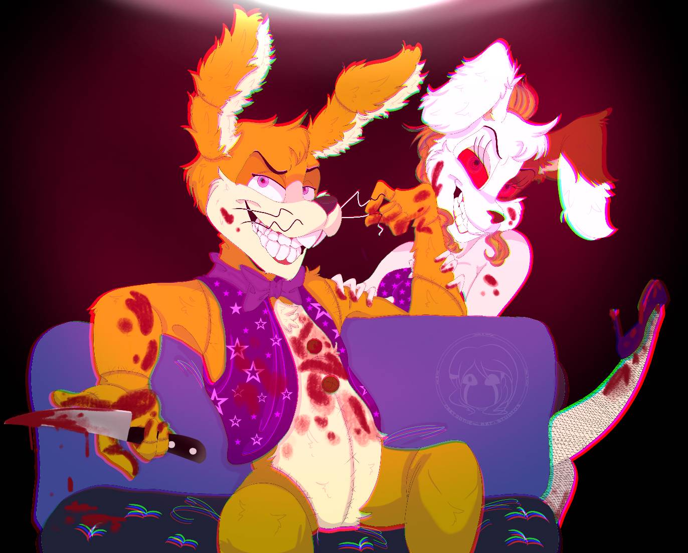 Rockin' Glitchtrap by PrancerPie on Newgrounds