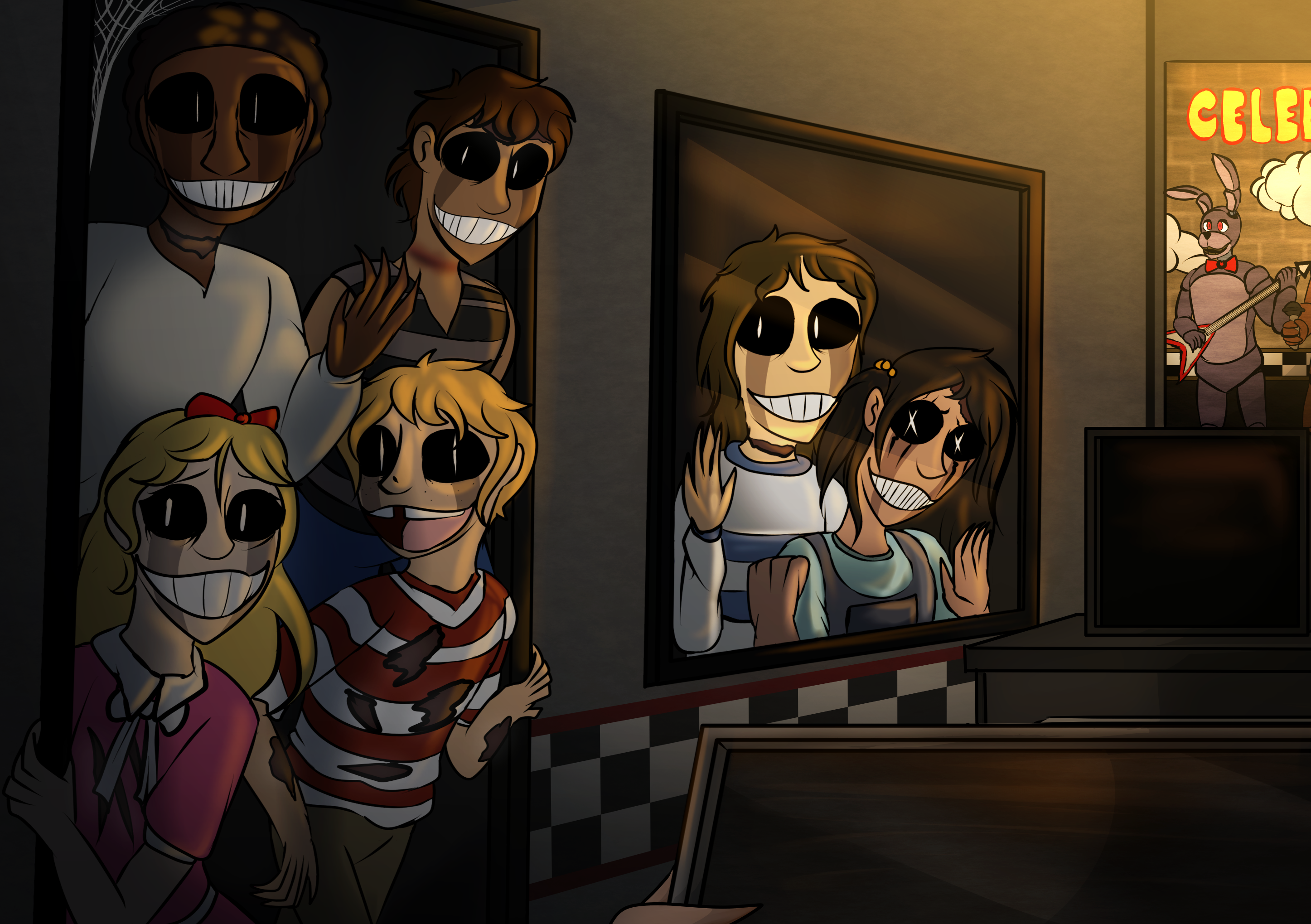 Nightmare (FNAF AU) by BubbleGumDrawz on Sketchers United