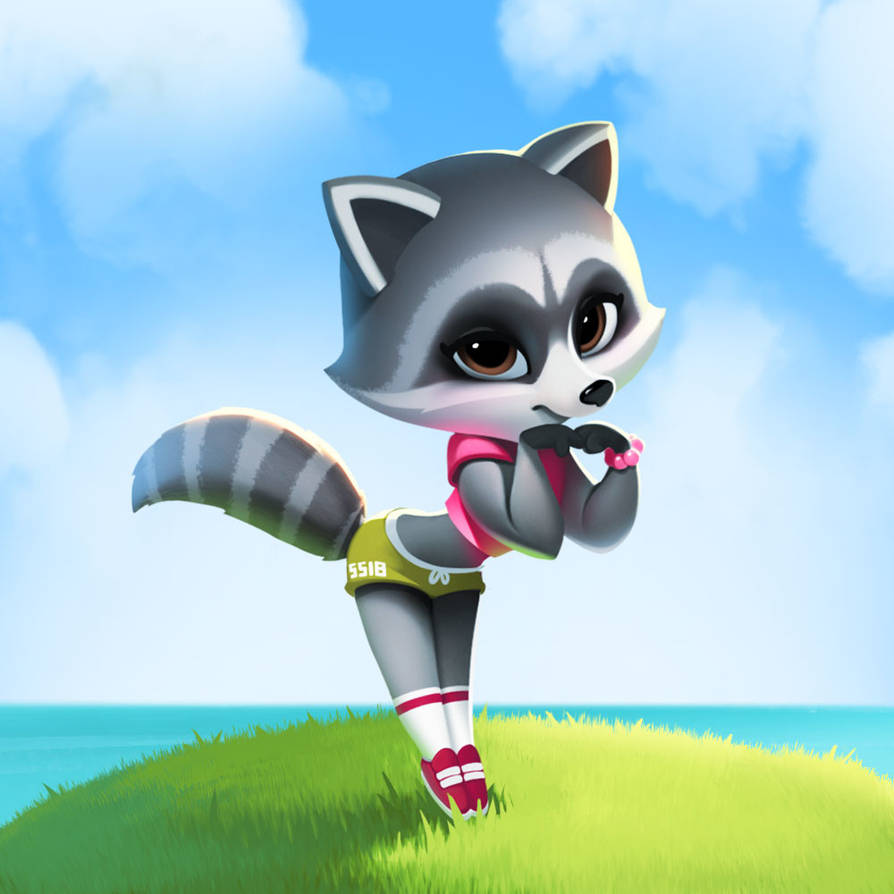 Character design - Raccoon by 5518Studios on DeviantArt