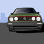 VW Golf Mark 2 Toon