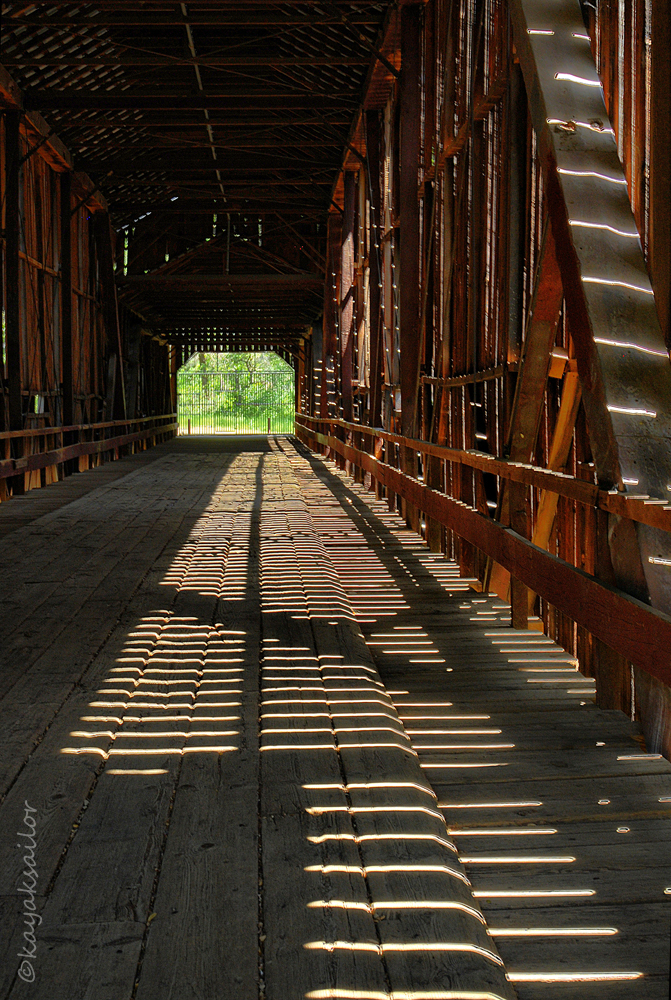 Within the bridge