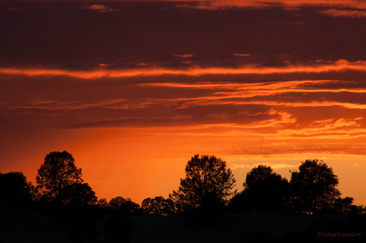 Sunset swirls