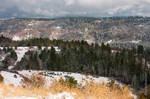 Snow on the foothills 3 by kayaksailor