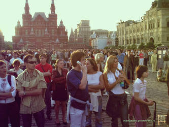 Doctor on Red Square in Moscow