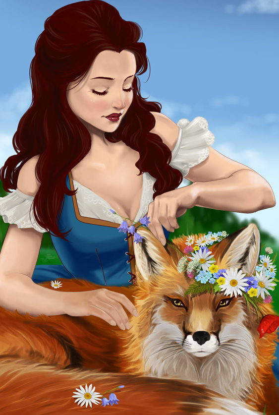 Belle and Rumpelstiltskin-Fox