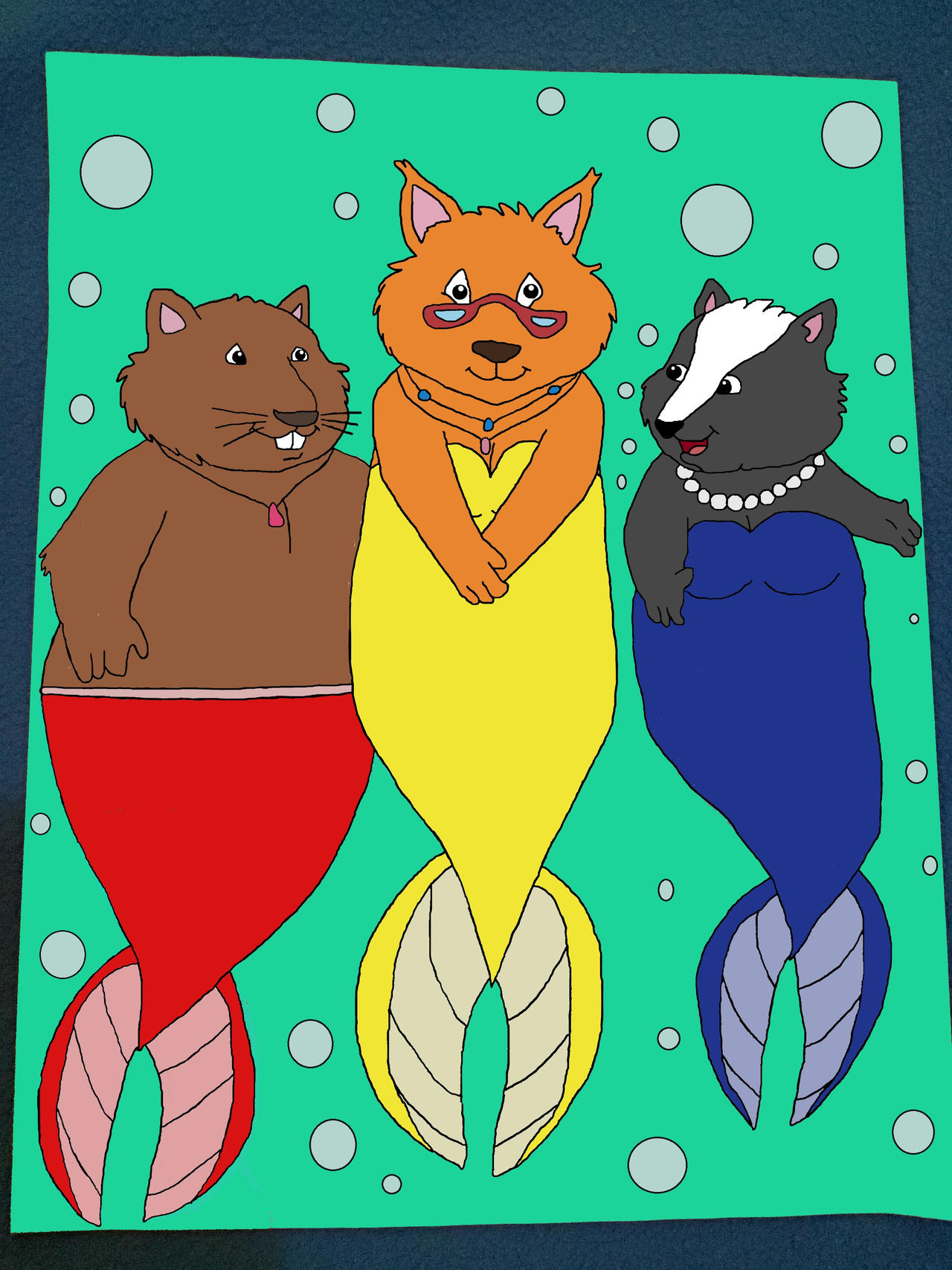 Mrs. Jenkins, Miss Appleberry and Henry Merfolk by Quiydaartestman on ...