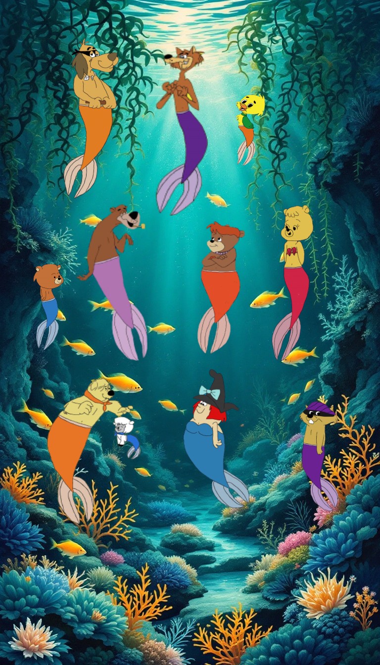 Hanna Barbera Merfolk Sea Pt. 4 by Quiydaartestman on DeviantArt